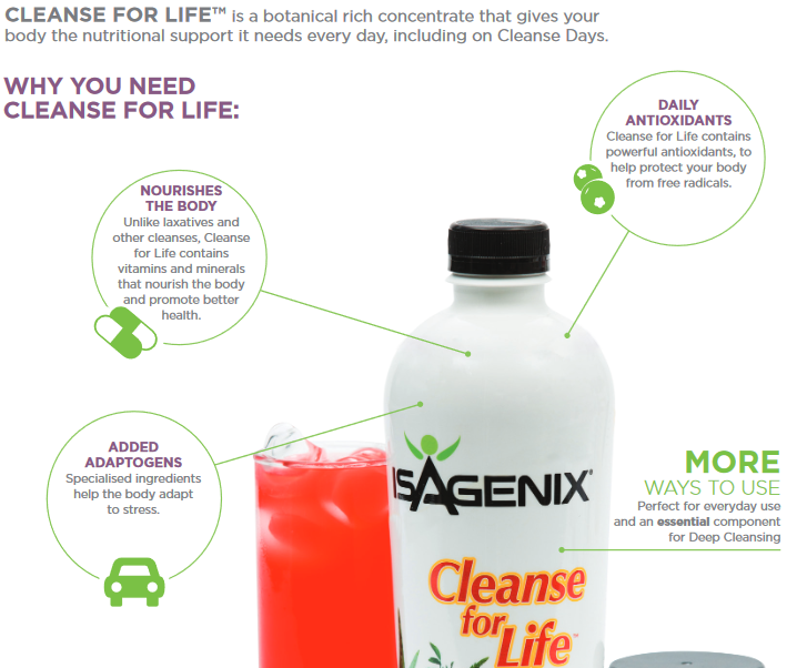 Cleanse for Life Benefits