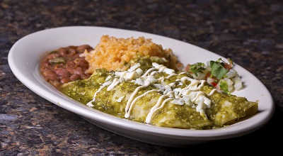 Chicken enchiladas