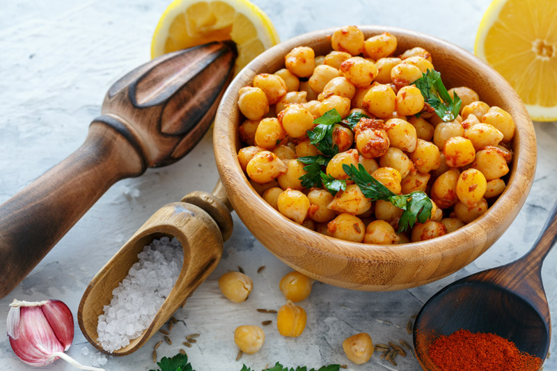 Spicy chickpeas