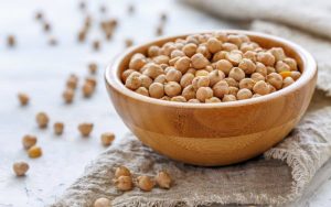 Chickpeas makes a good stress-relief snack.