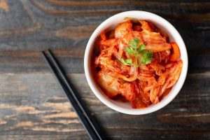 According to researchers, eating fermented foods such as Kimchi makes you feel less anxious.